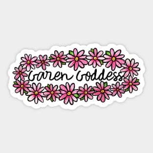 Garden Goddess Sticker